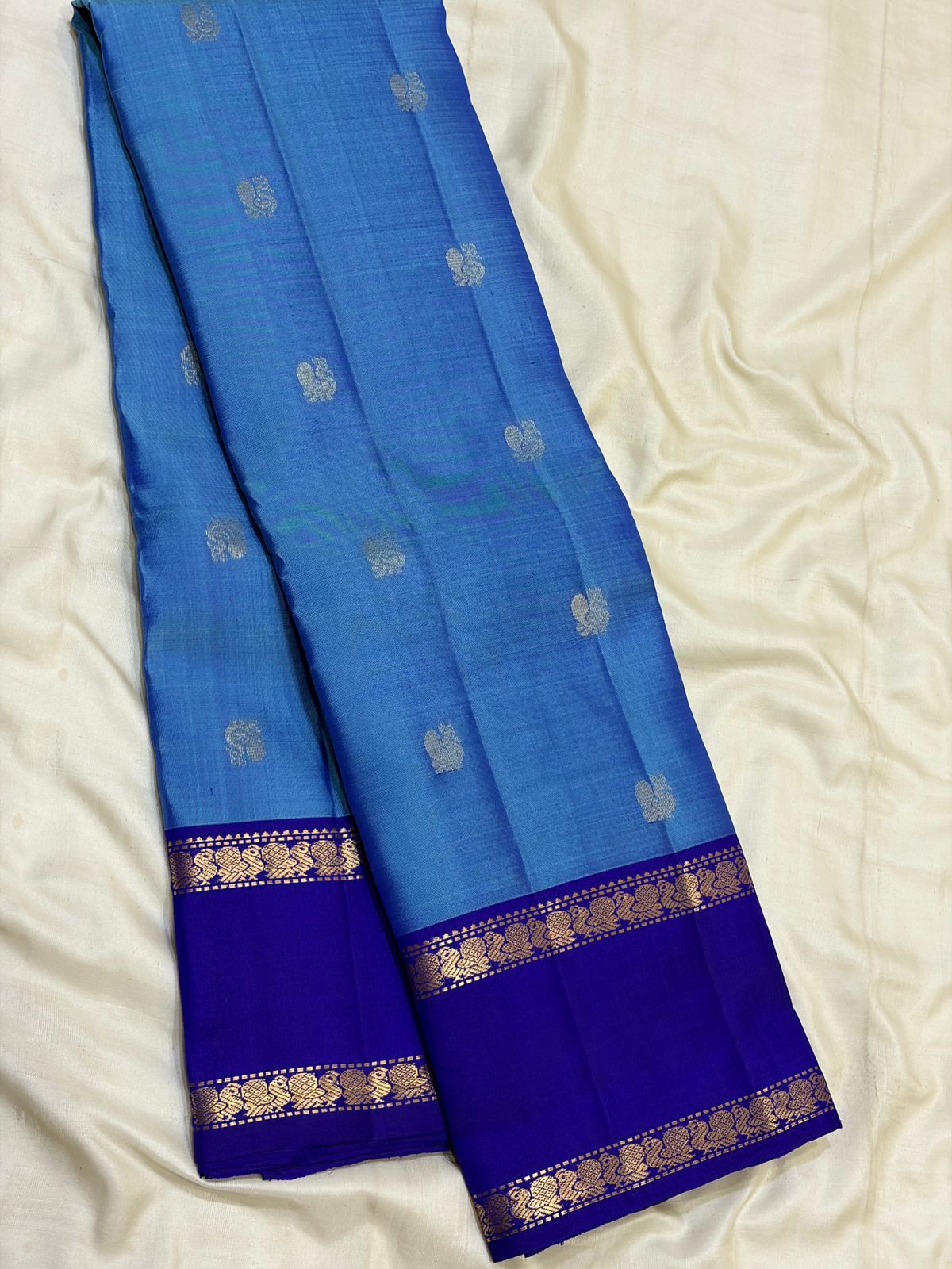 Kanchipuram Pure Silk Traditional Border Saree