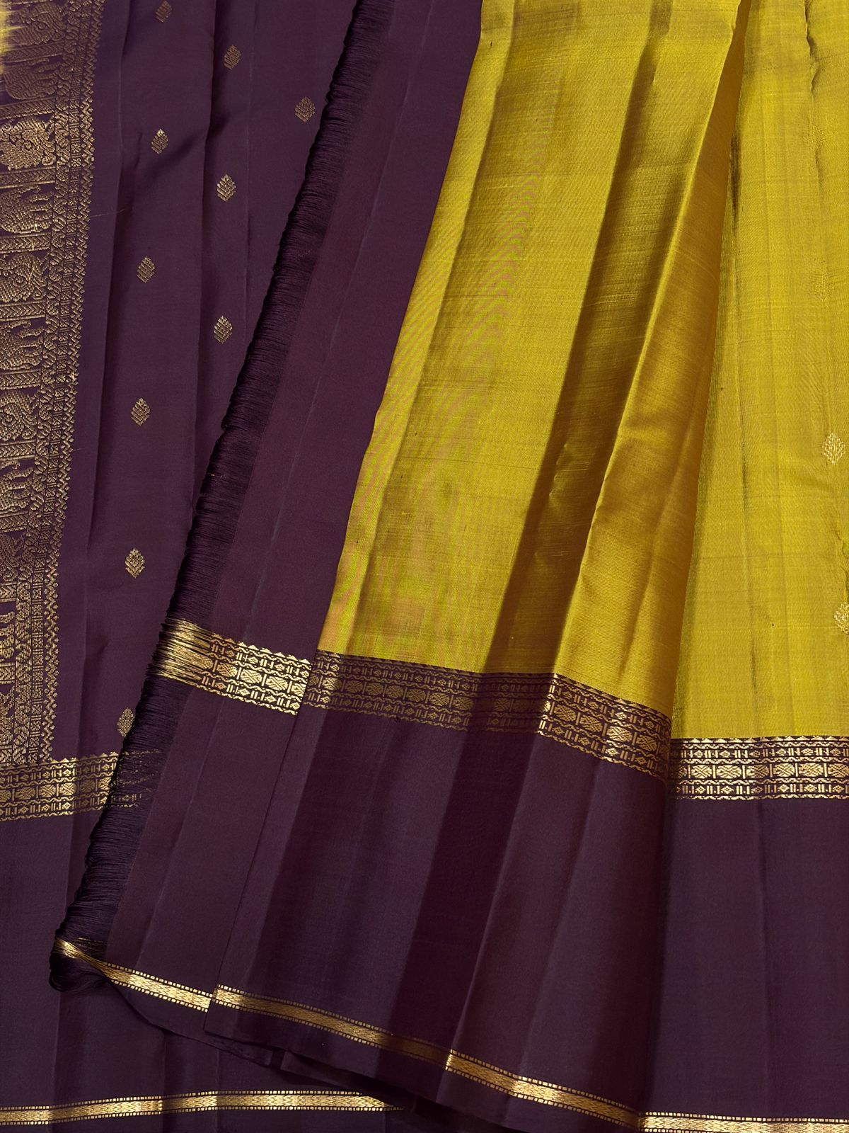 Kanchipuram Pure Silk Traditional Border Saree