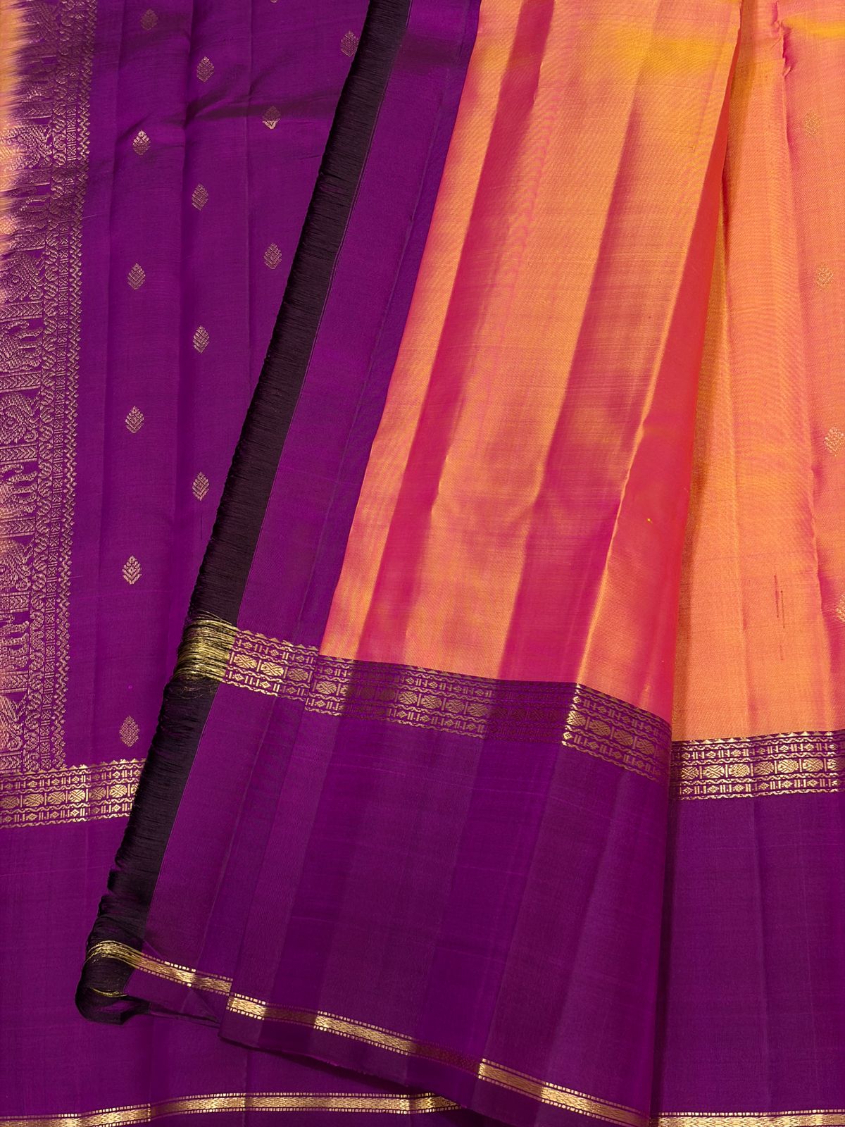 Kanchipuram Pure Silk Traditional Border Saree