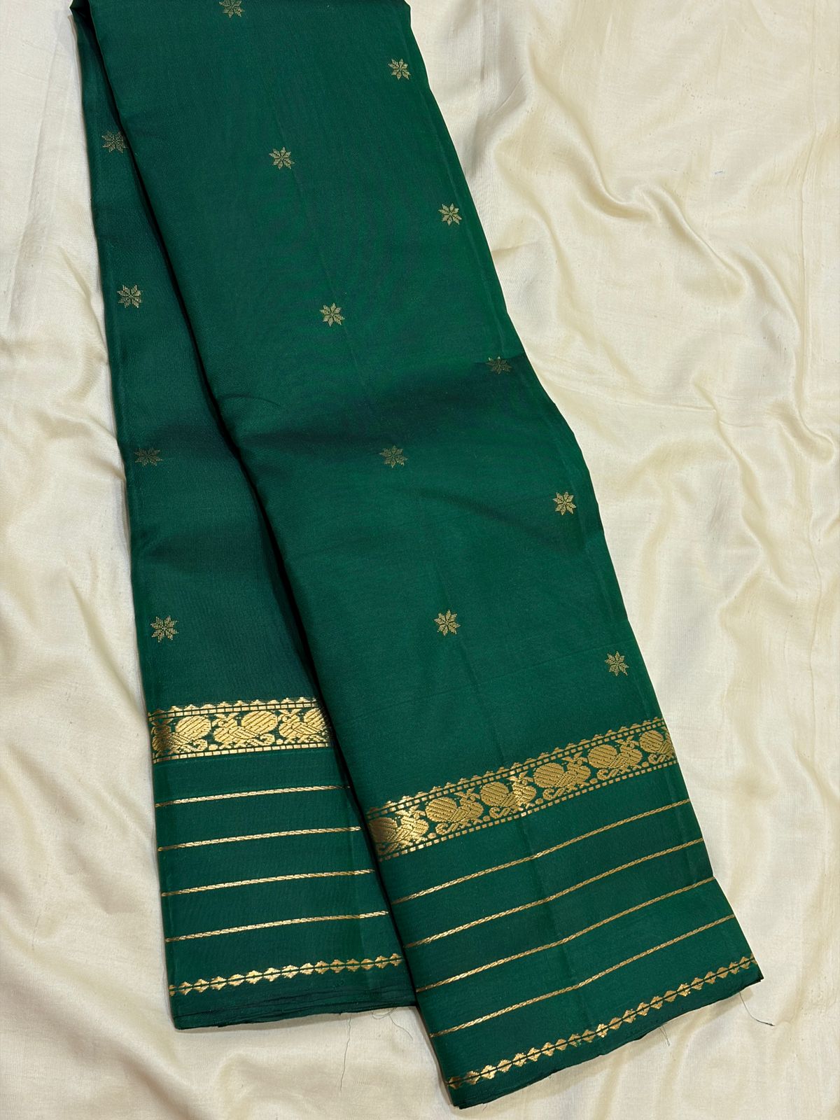 Kanchipuram Pure Silk Traditional Border Saree