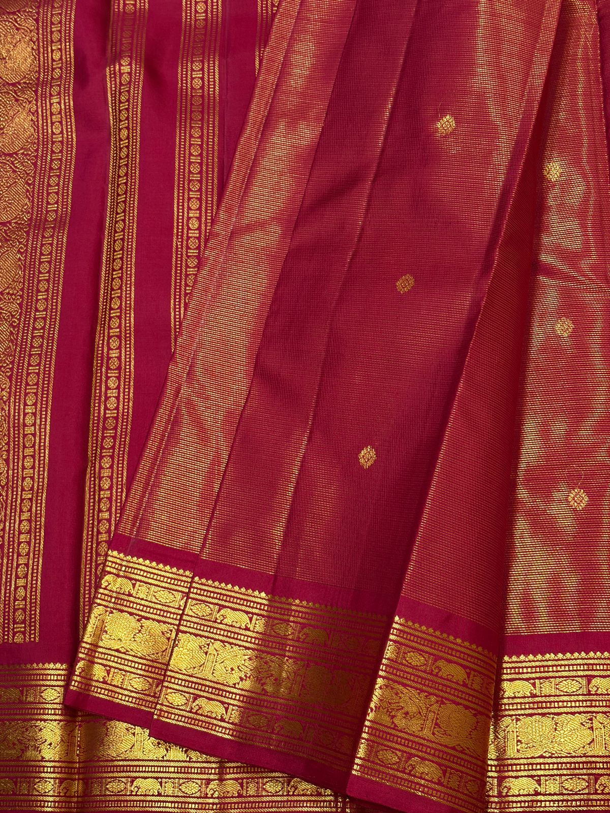 Kanchipuram Pure Silk Traditional Border Saree