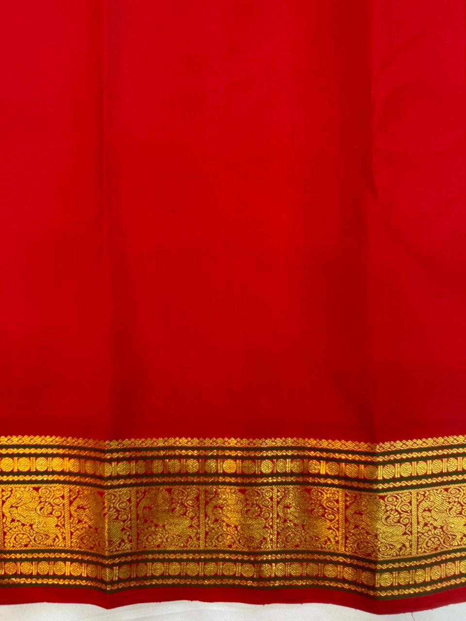 Kanchipuram Pure Silk Korvai Saree