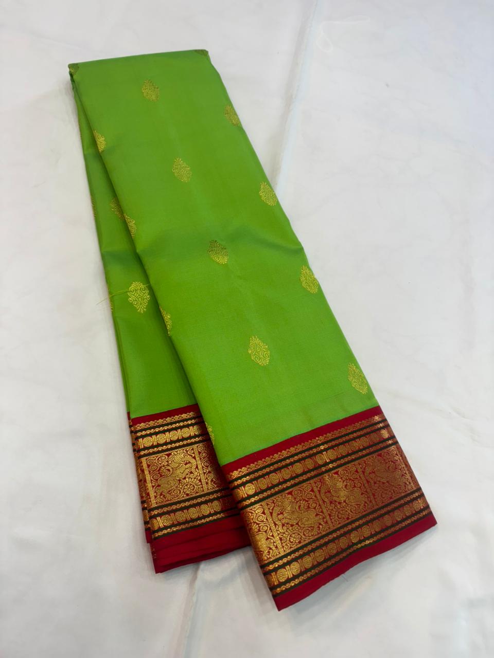 Kanchipuram Pure Silk Korvai Saree