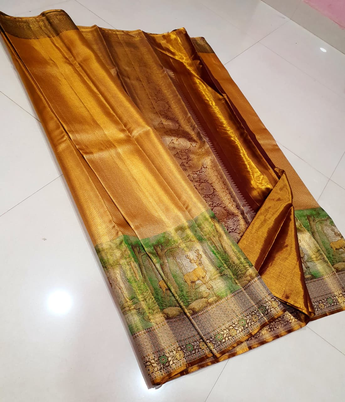Kanchipuram Pure Tissue Silk Saree