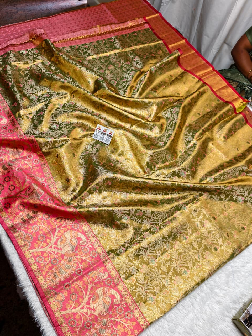Kanchipuram Free Size Pure Silk Lehenga