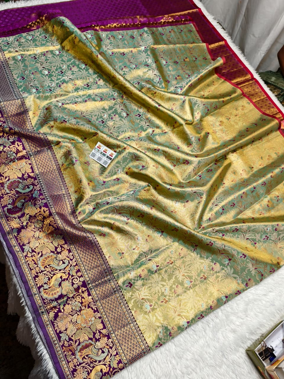 Kanchipuram Free Size Pure Silk Lehenga