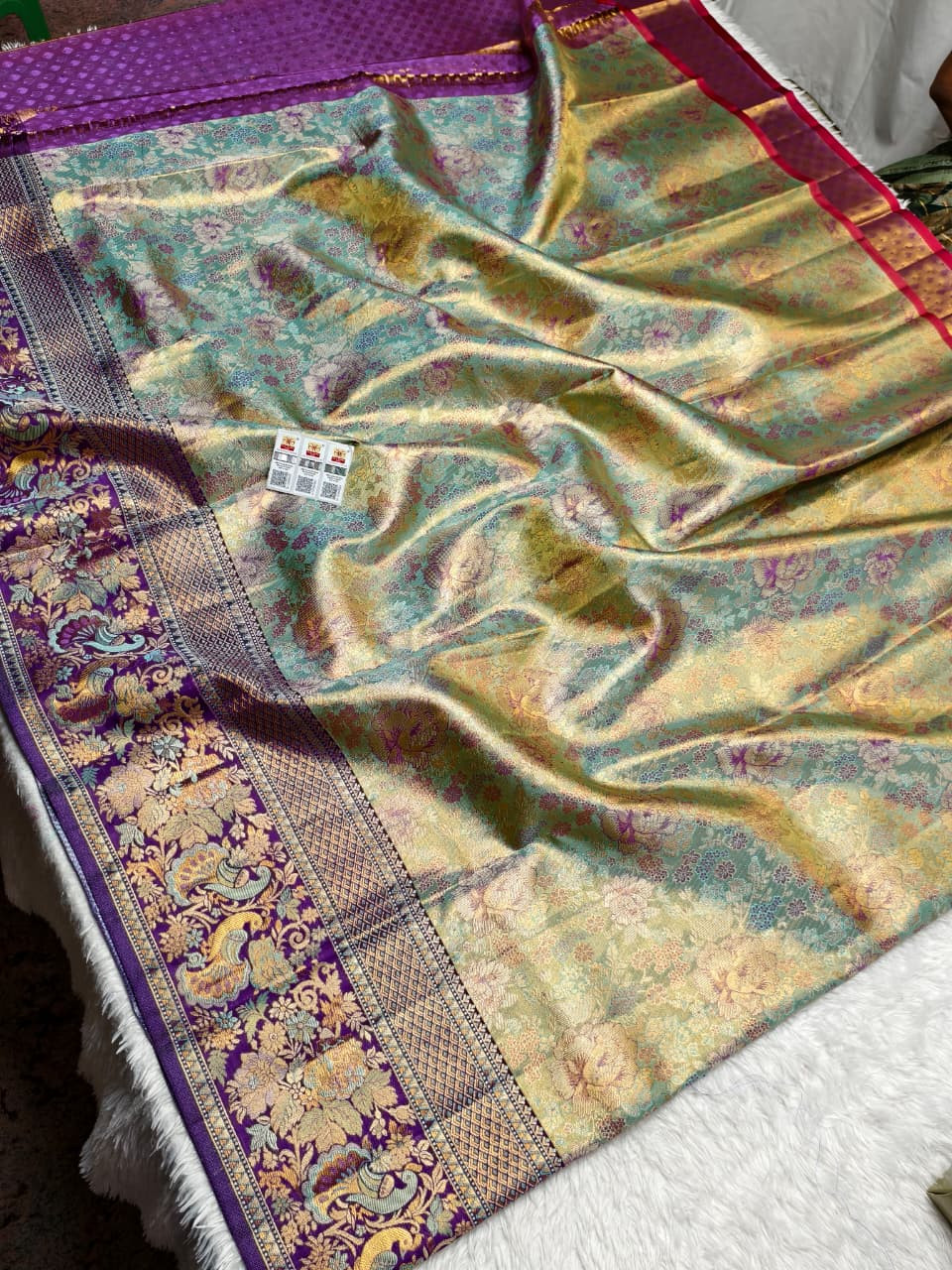 Kanchipuram Free Size Pure Silk Lehenga