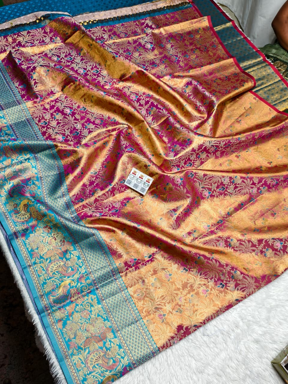 Kanchipuram Free Size Pure Silk Lehenga