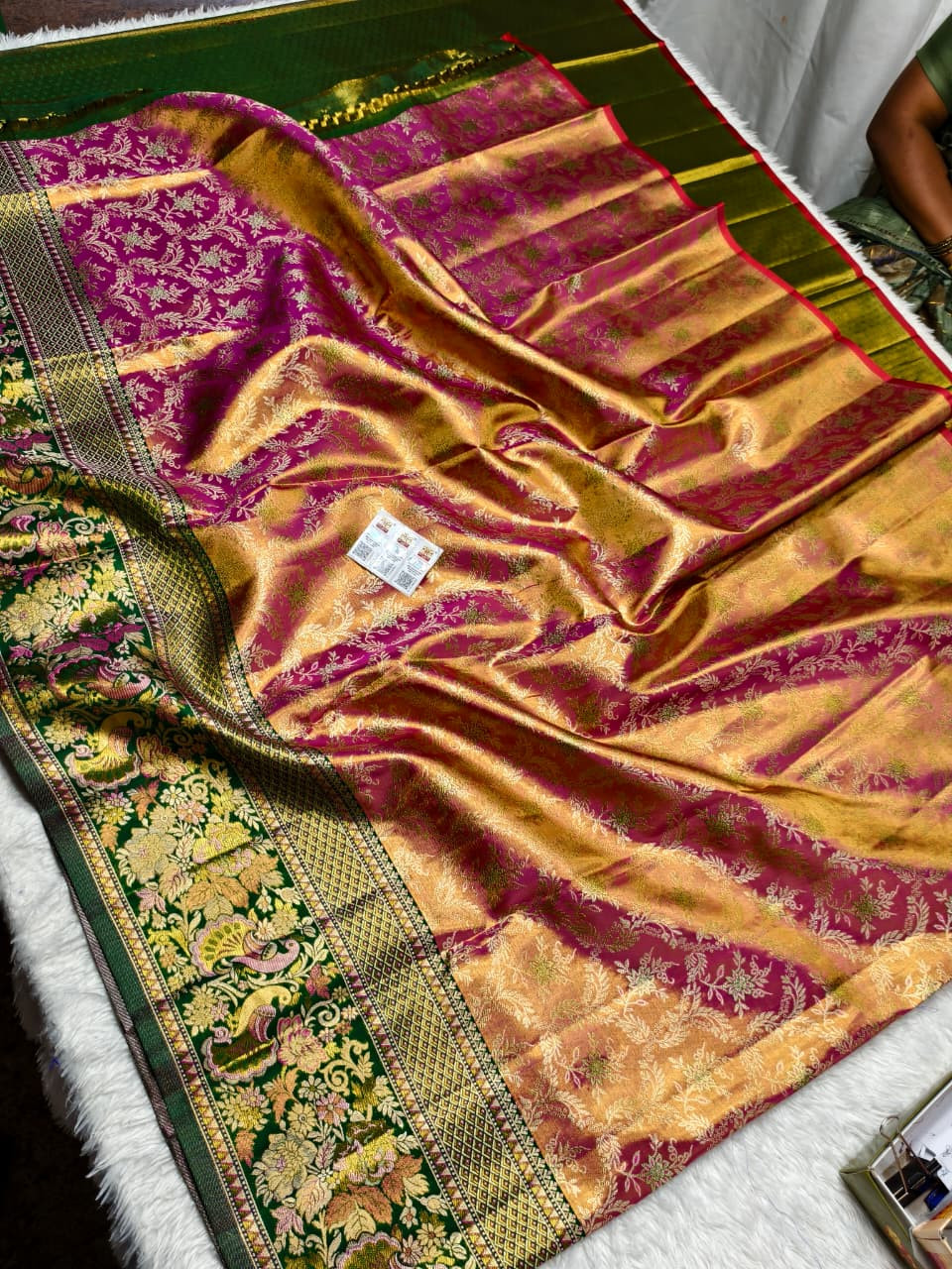 Kanchipuram Free Size Pure Silk Lehenga