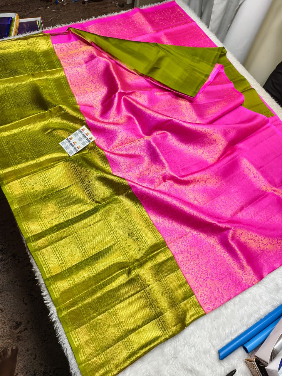Kanchipuram Free Size Pure Silk Lehenga