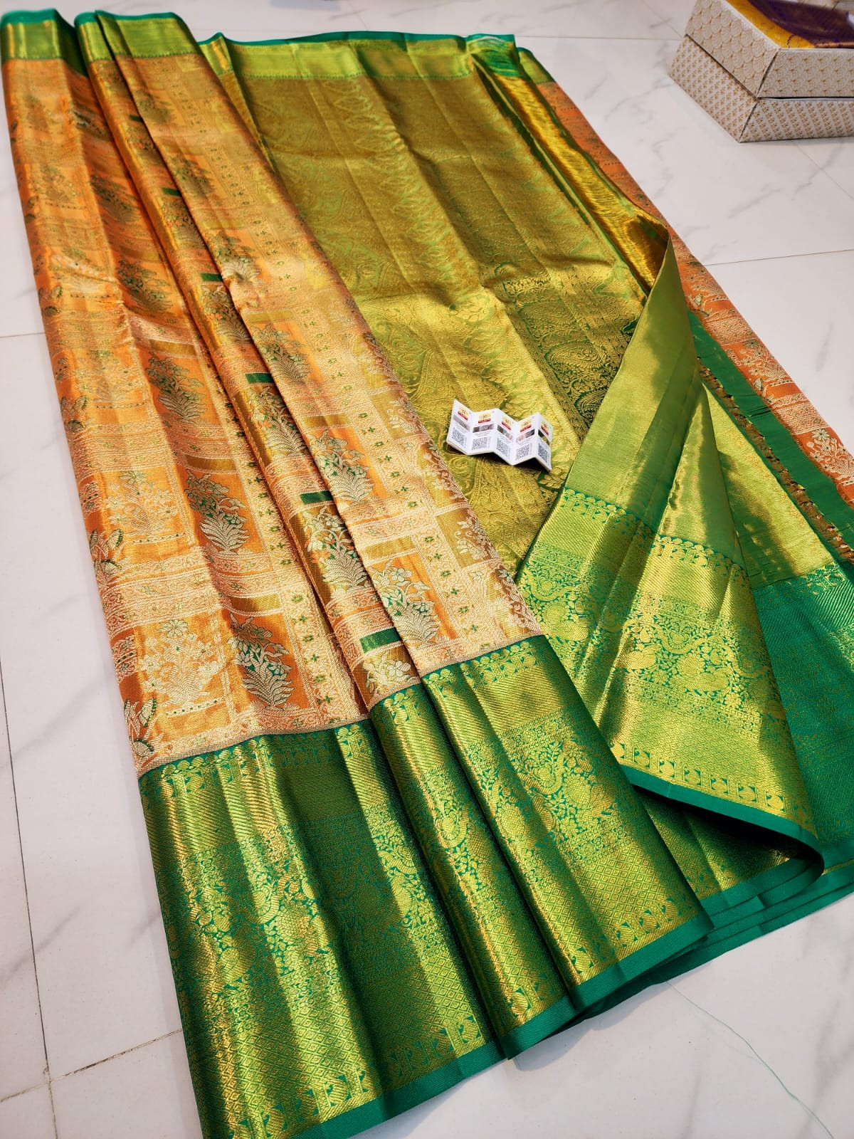 Kanchipuram Pure Pattu Handloom Silk Saree