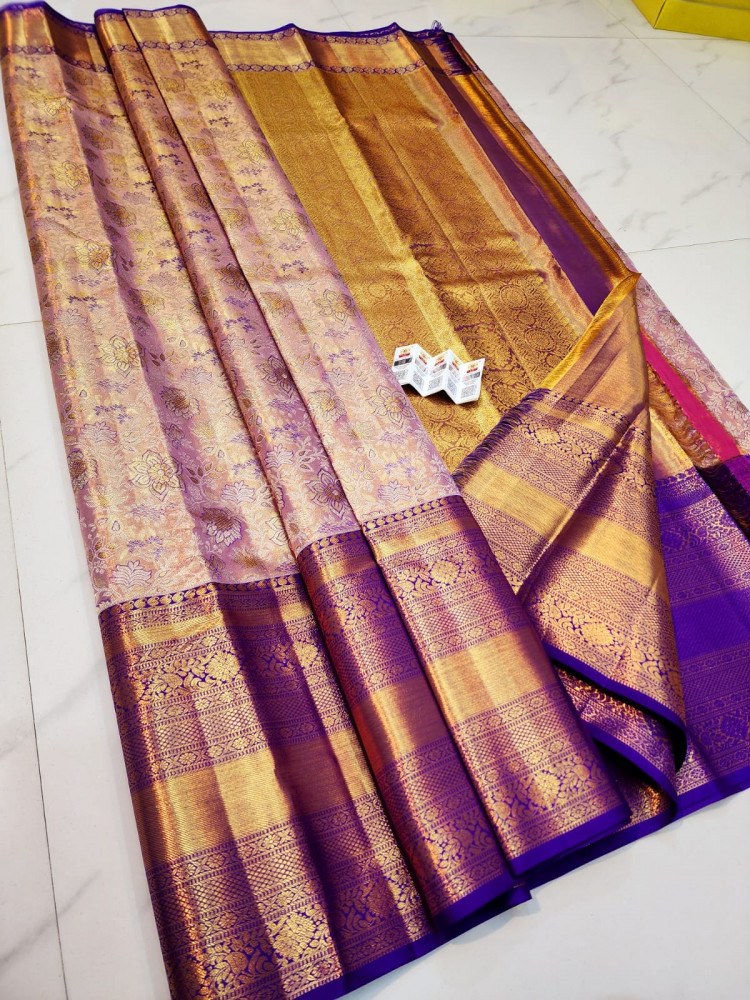 Image of Kanchipuram Pure Pattu Handloom Silk Saree