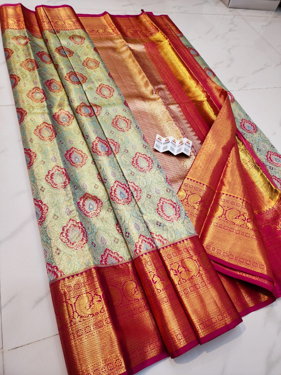 Kanchipuram Pure Pattu Handloom Silk Saree