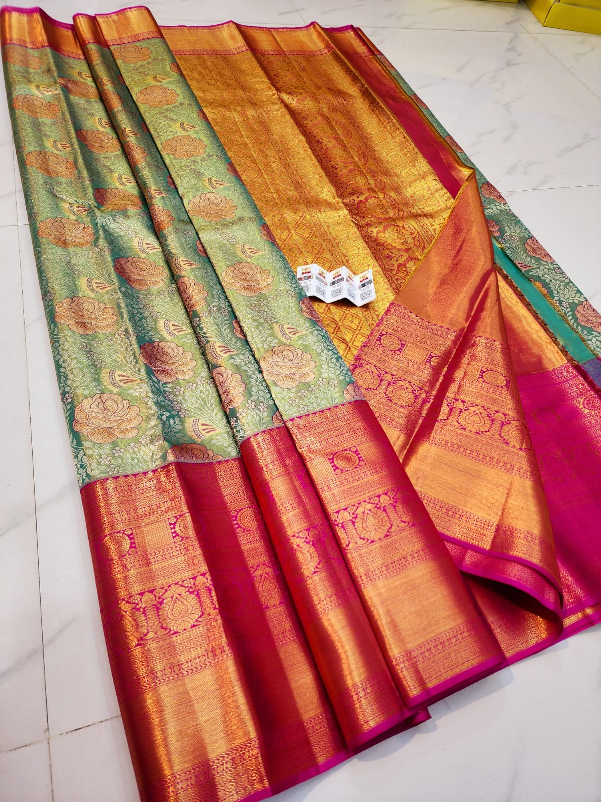 Kanchipuram Pure Pattu Handloom Silk Saree