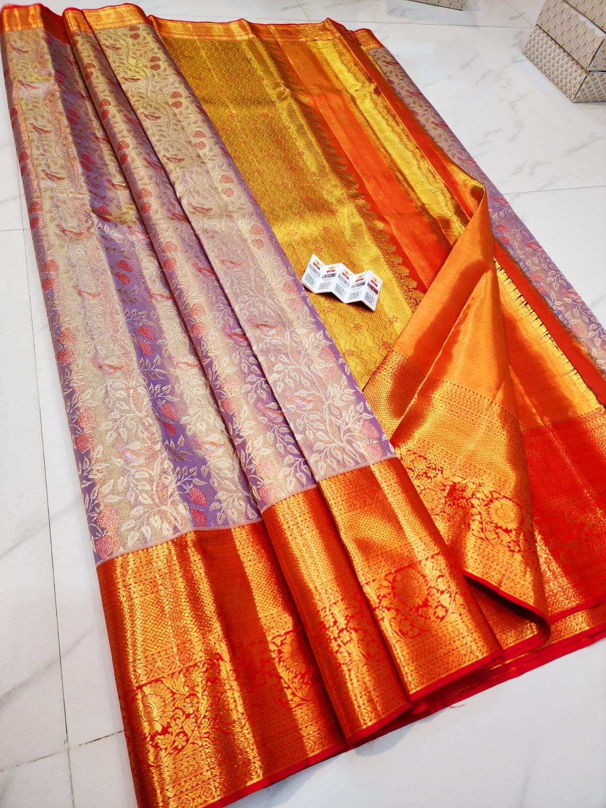 Kanchipuram Pure Pattu Handloom Silk Saree