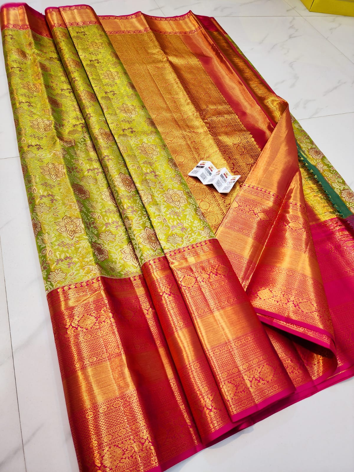 Kanchipuram Pure Pattu Handloom Silk Saree