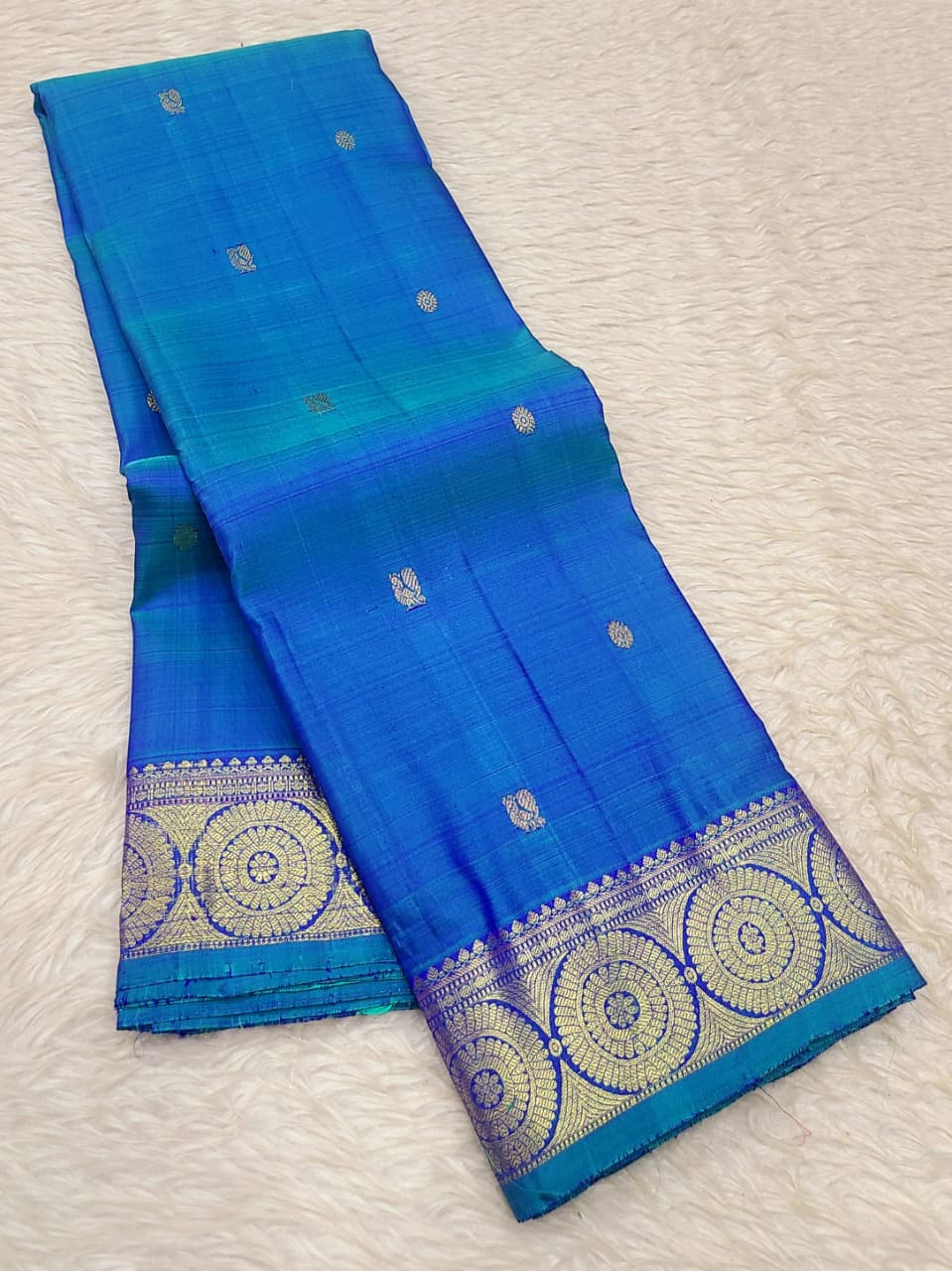 Kanchipuram Pure Silk Small Border Saree