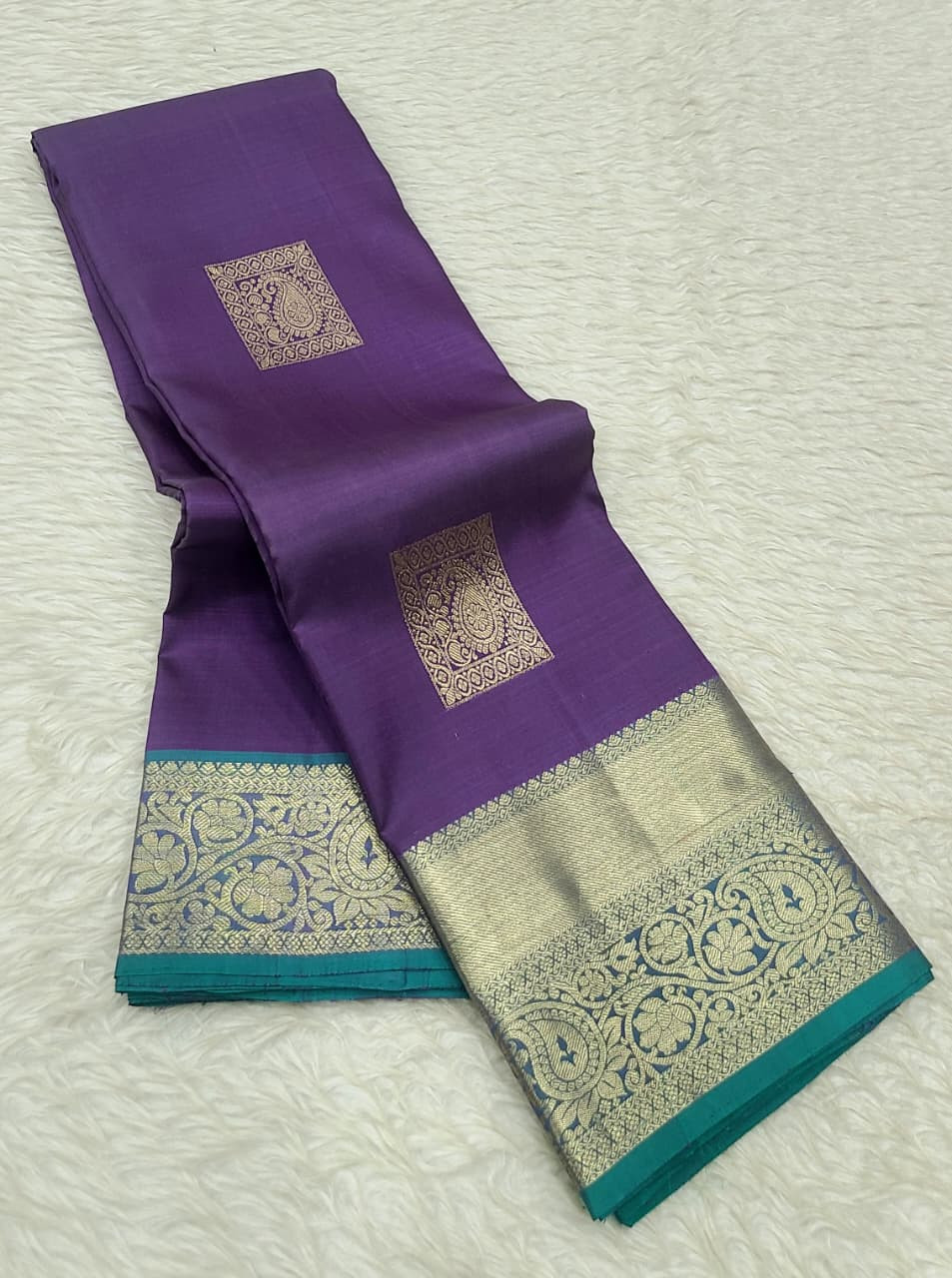 Kanchipuram Pure Silk Small Border Saree