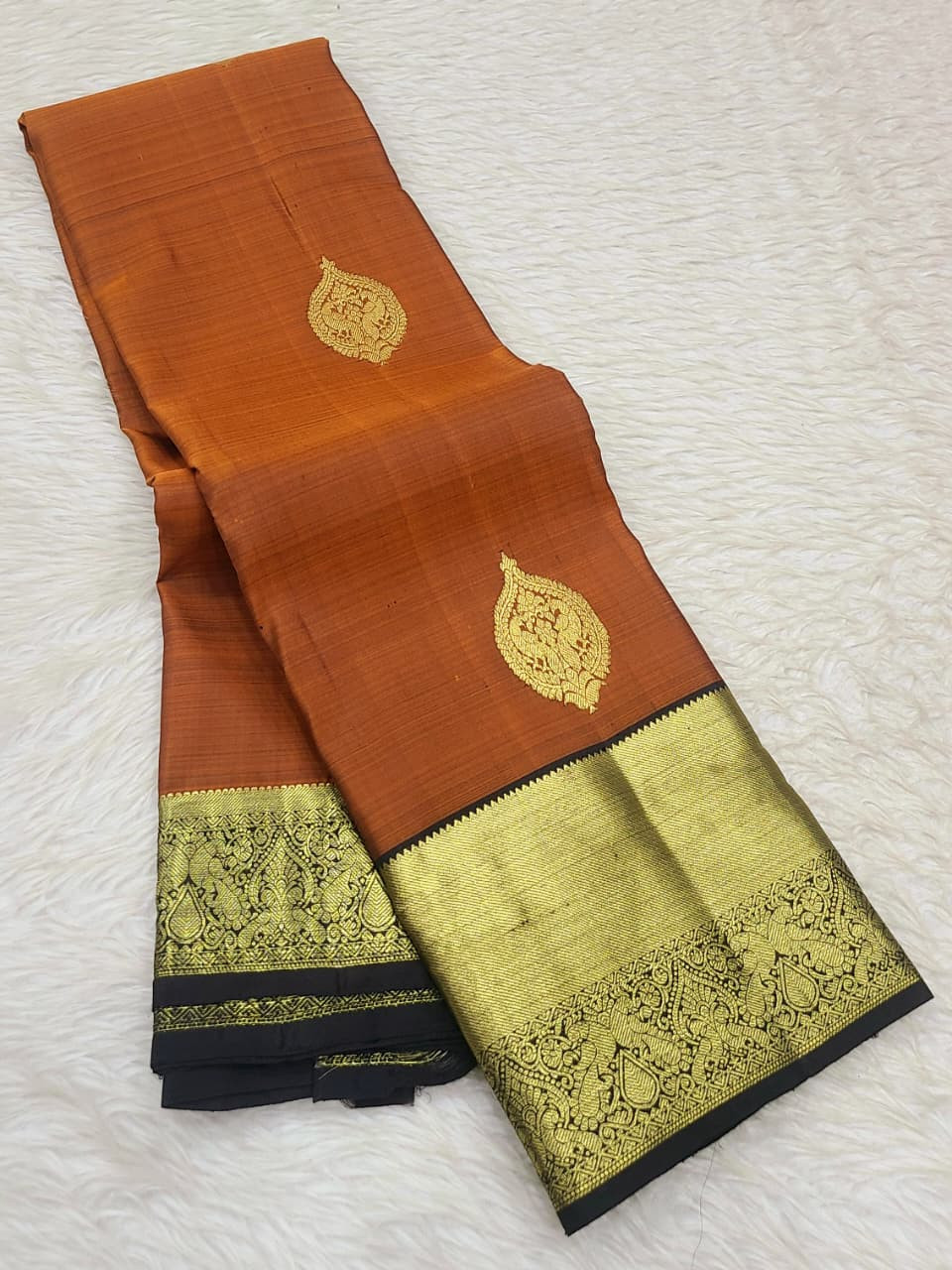 Kanchipuram Pure Silk Small Border Saree