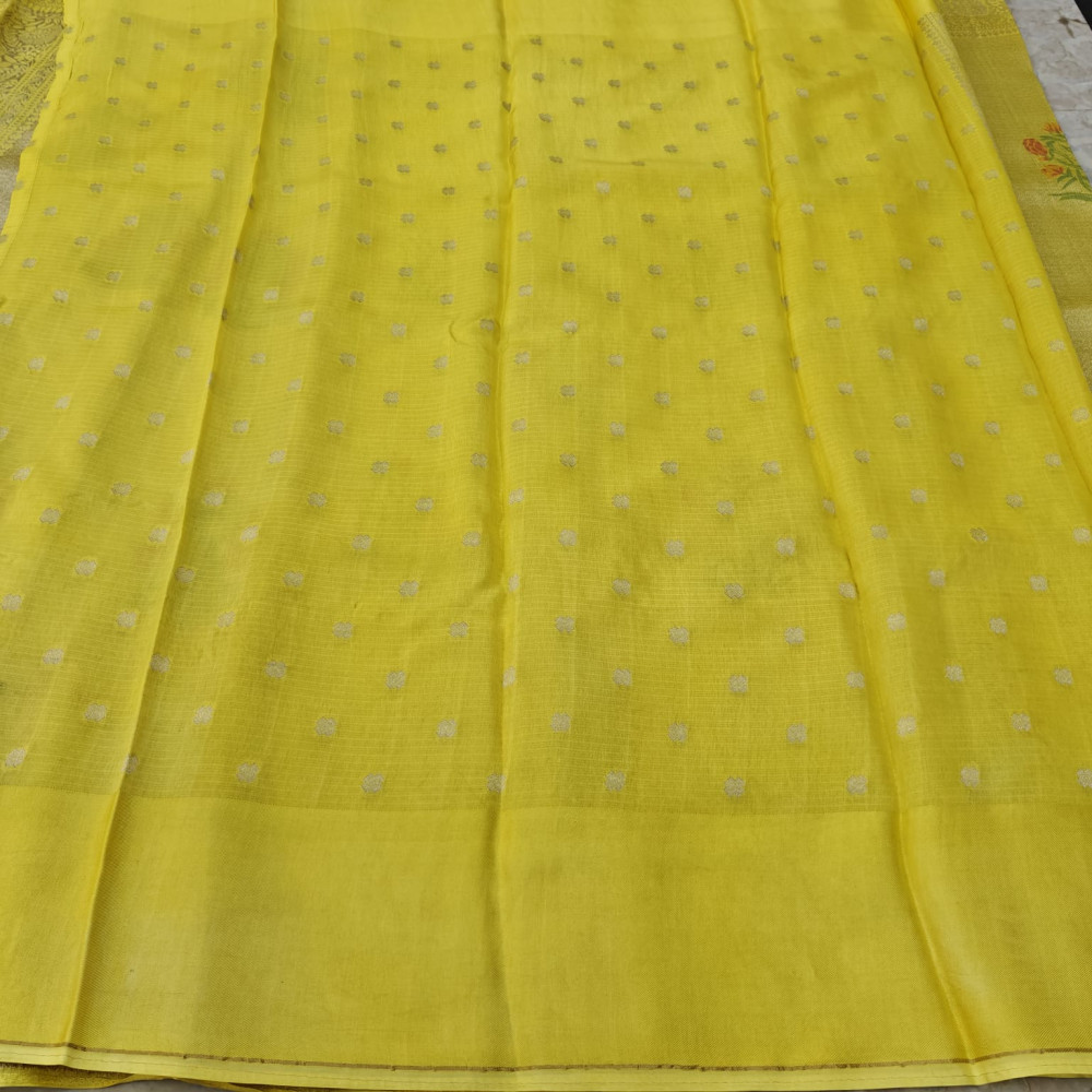 Image of Manipuri Silk Kota Jamawar Saree