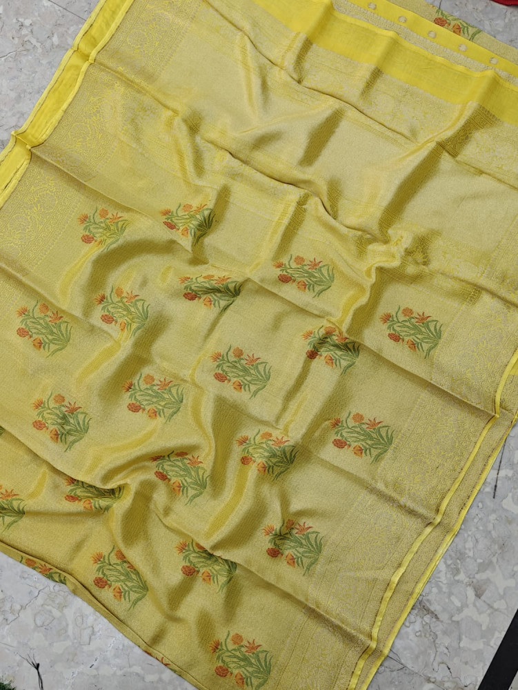 Image of Manipuri Silk Kota Jamawar Saree