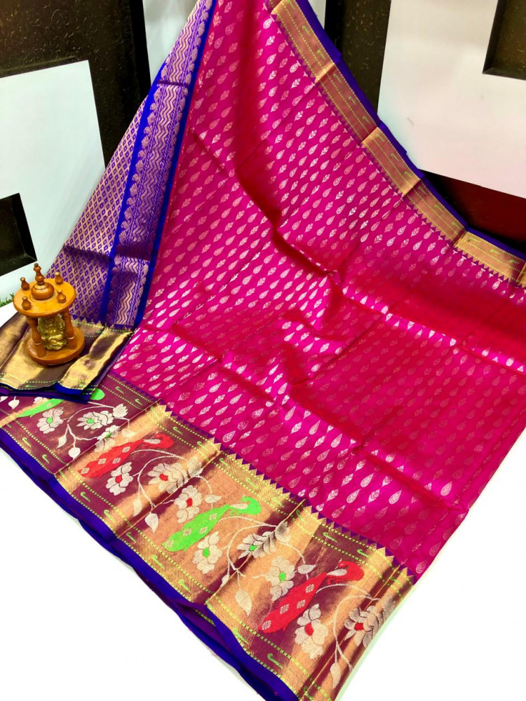 Image of Kuppadam Special Border Bridal Saree