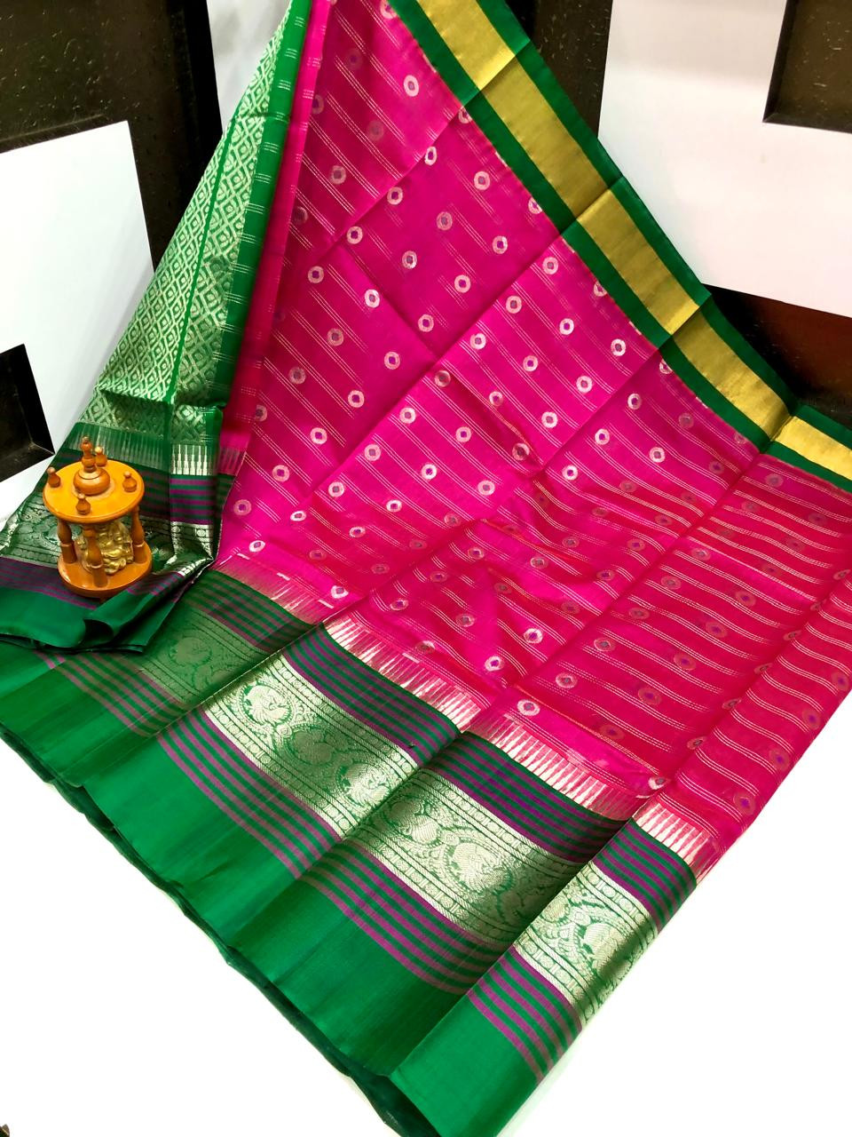Kuppadam Special Border Bridal Saree