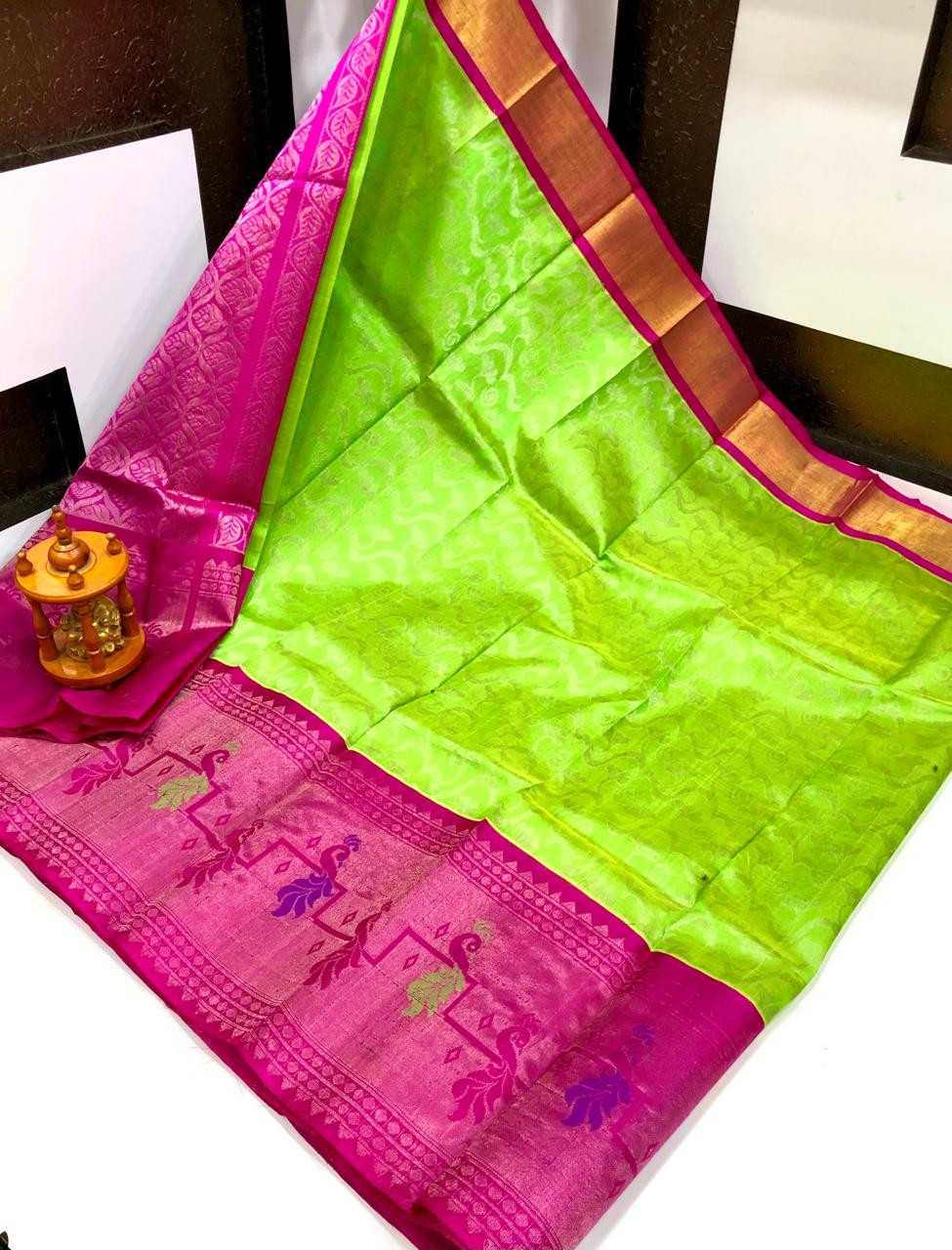 Kuppadam Special Border Bridal Saree