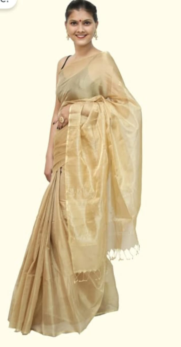 Maheshwari Handloom Tissue Saree