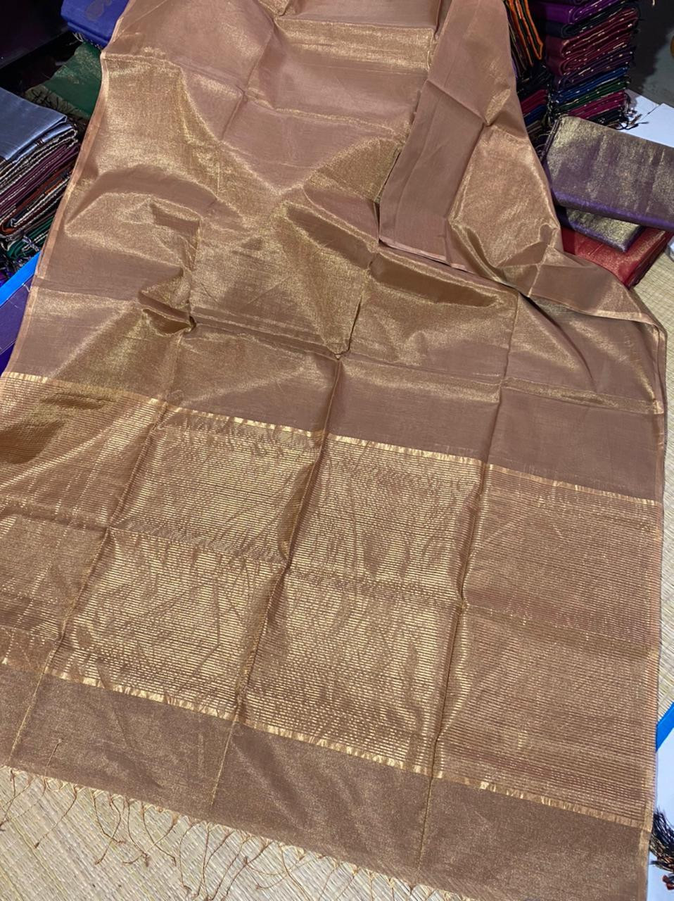 Maheshwari Handloom Tissue Saree