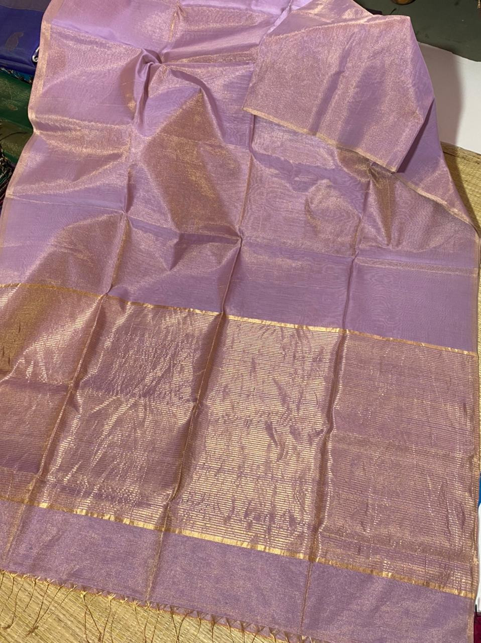 Maheshwari Handloom Tissue Saree