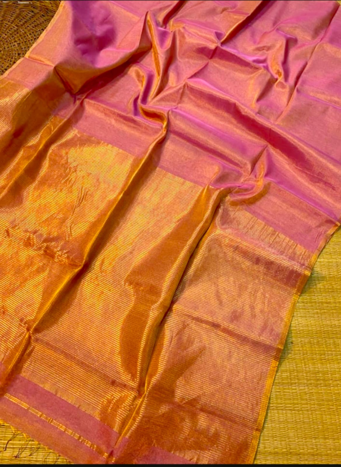 Maheshwari Handloom Tissue Saree