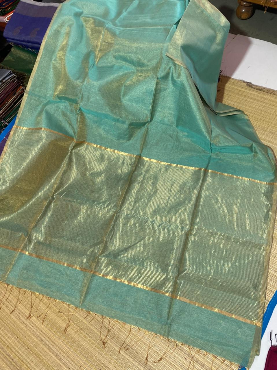 Maheshwari Handloom Tissue Saree