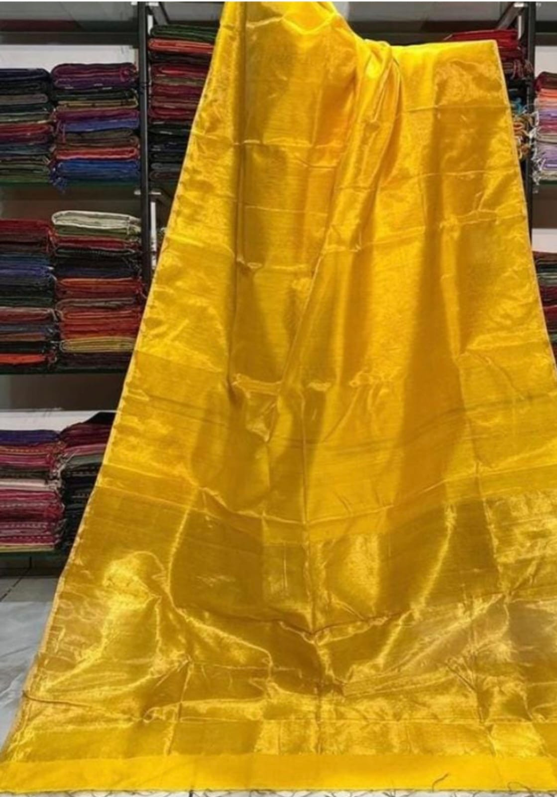 Maheshwari Handloom Tissue Saree