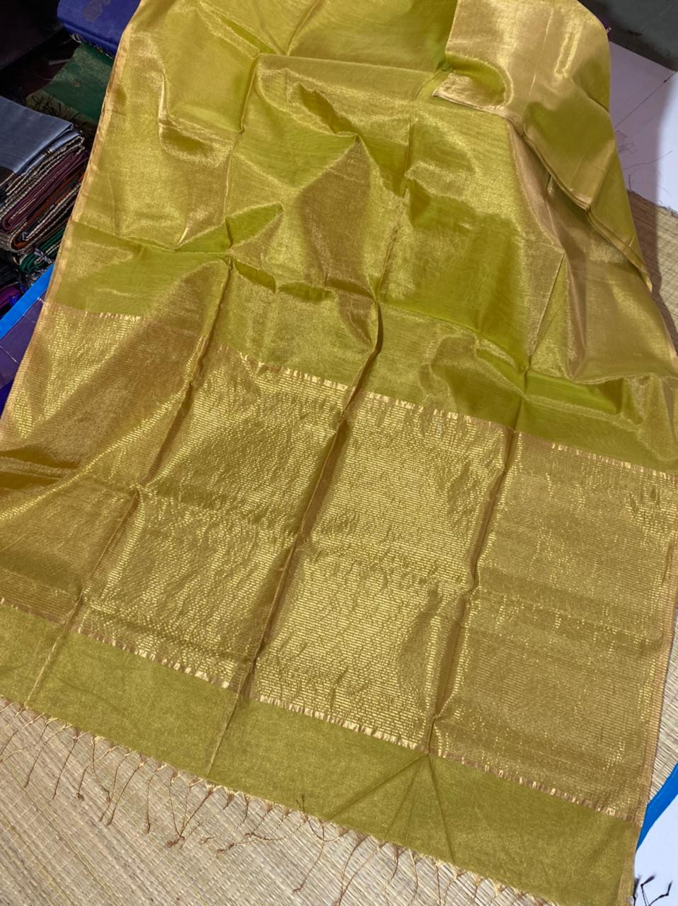 Maheshwari Handloom Tissue Saree
