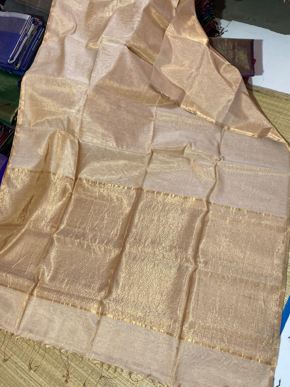 Maheshwari Handloom Tissue Saree