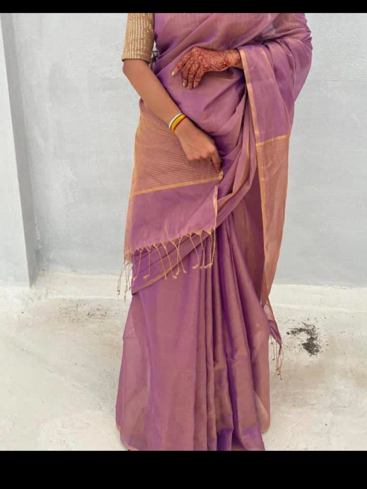Maheshwari Handloom Tissue Saree