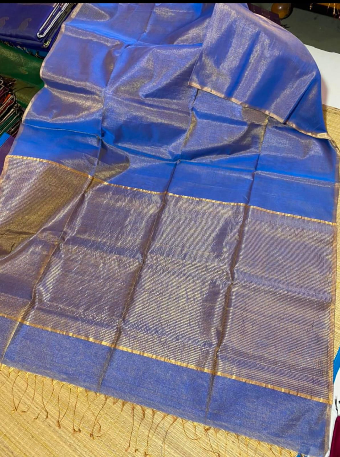 Maheshwari Handloom Tissue Saree