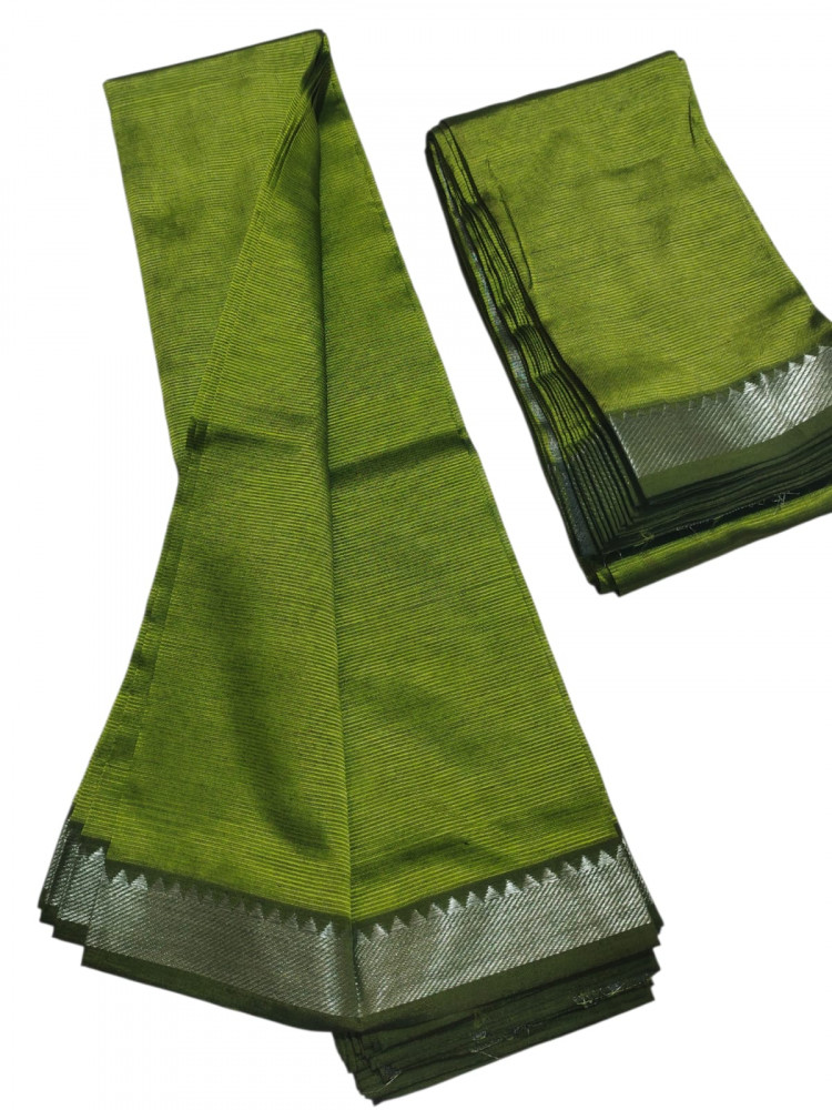 Image of Mangalagiri Pattu Pure Handloom Saree