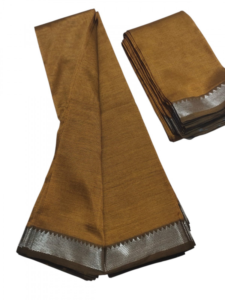 Image of Mangalagiri Pattu Pure Handloom Saree