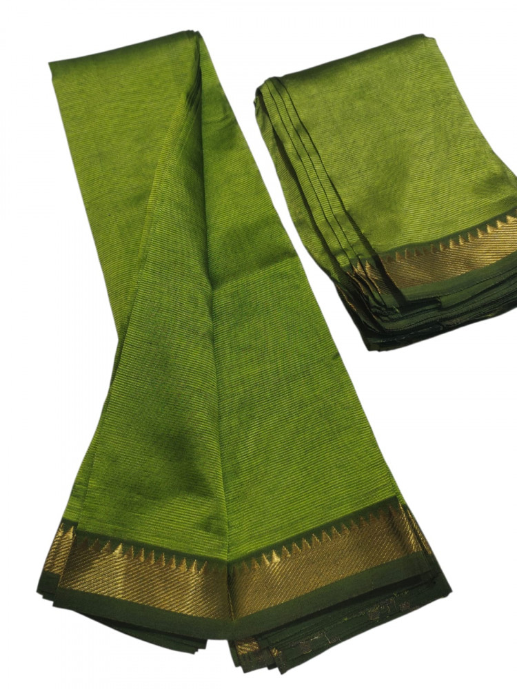 Image of Mangalagiri Pattu Pure Handloom Saree