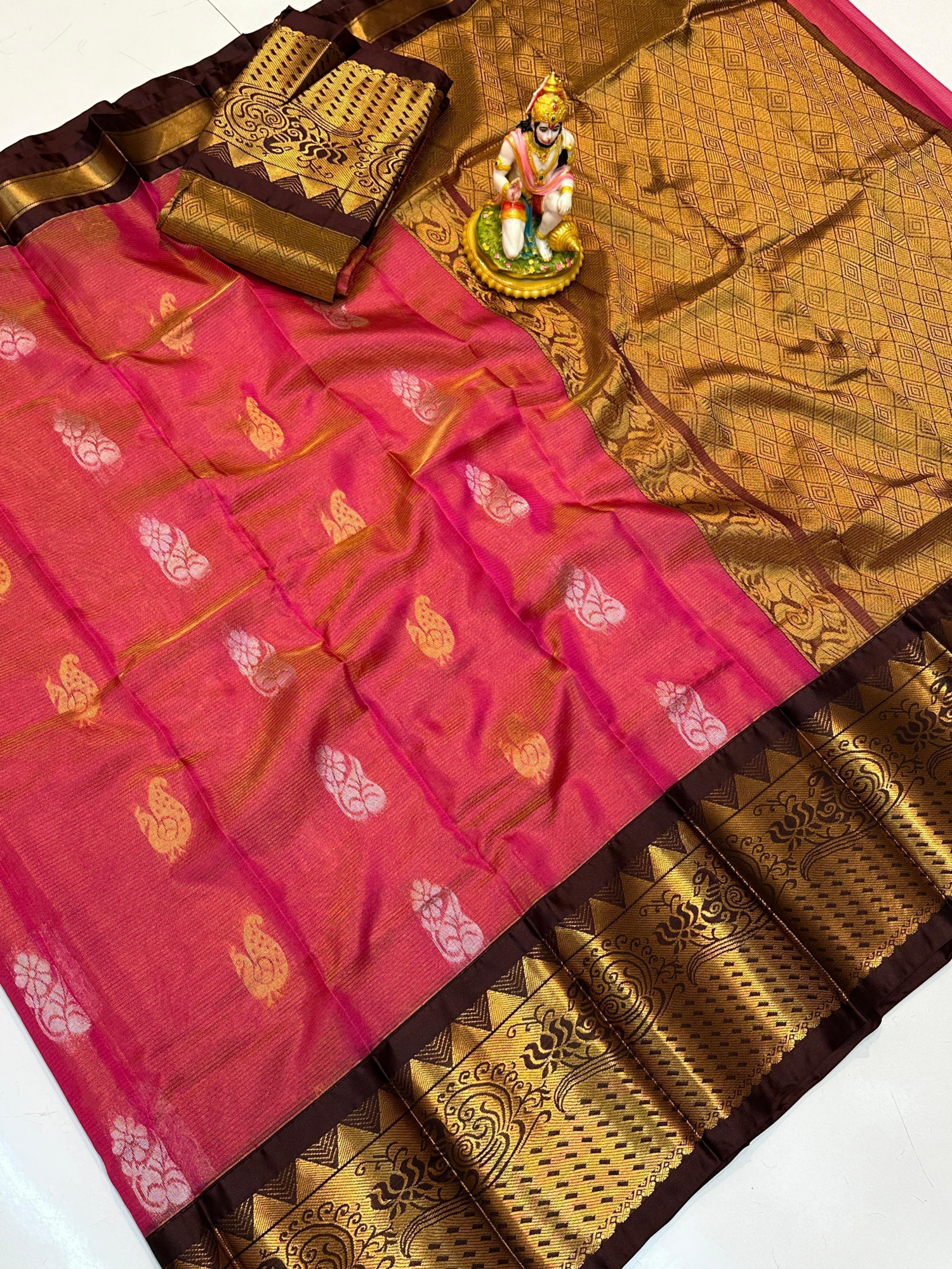Mangalagiri Tissue Kuppadam Saree