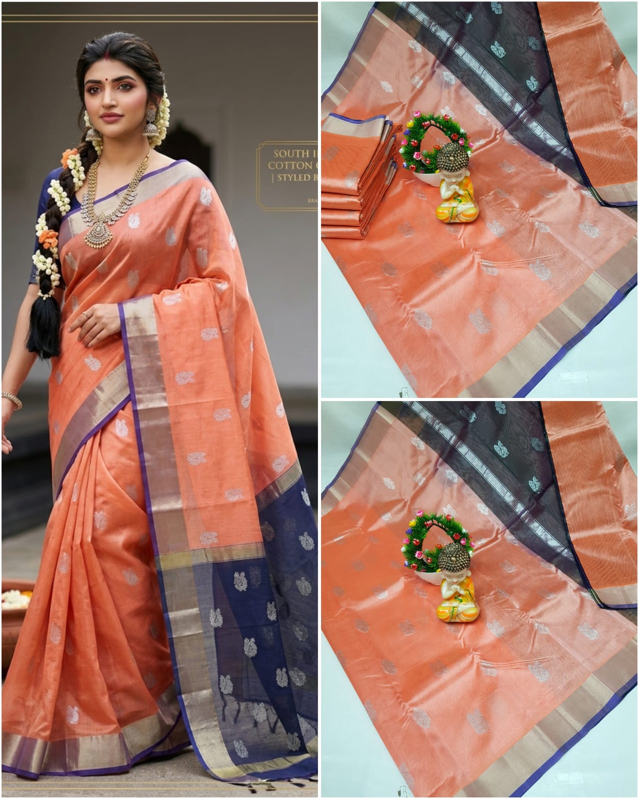 Mangalagiri Small Butta Saree