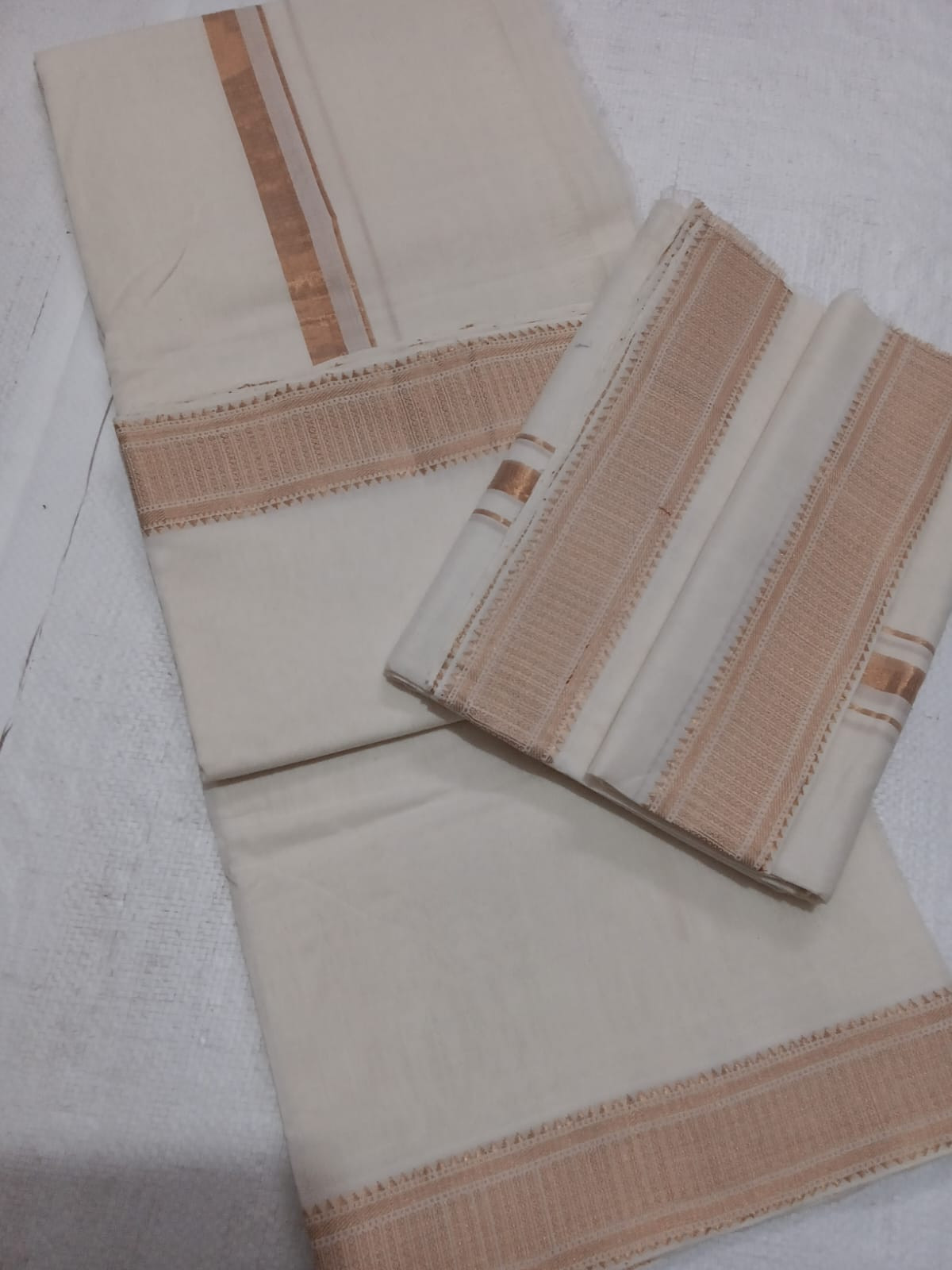 Handloom Mangalagiri Pure Cotton Pancha Kanduva Set for Men