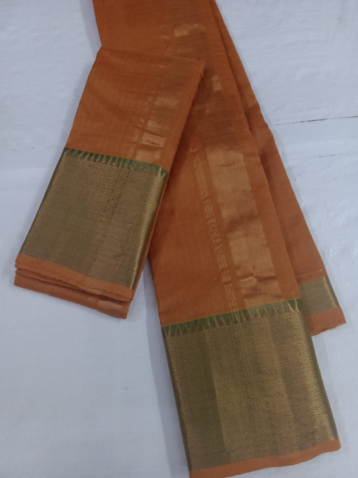 Handloom Mangalagiri Silk Cotton Pancha Kanduva Set for Men