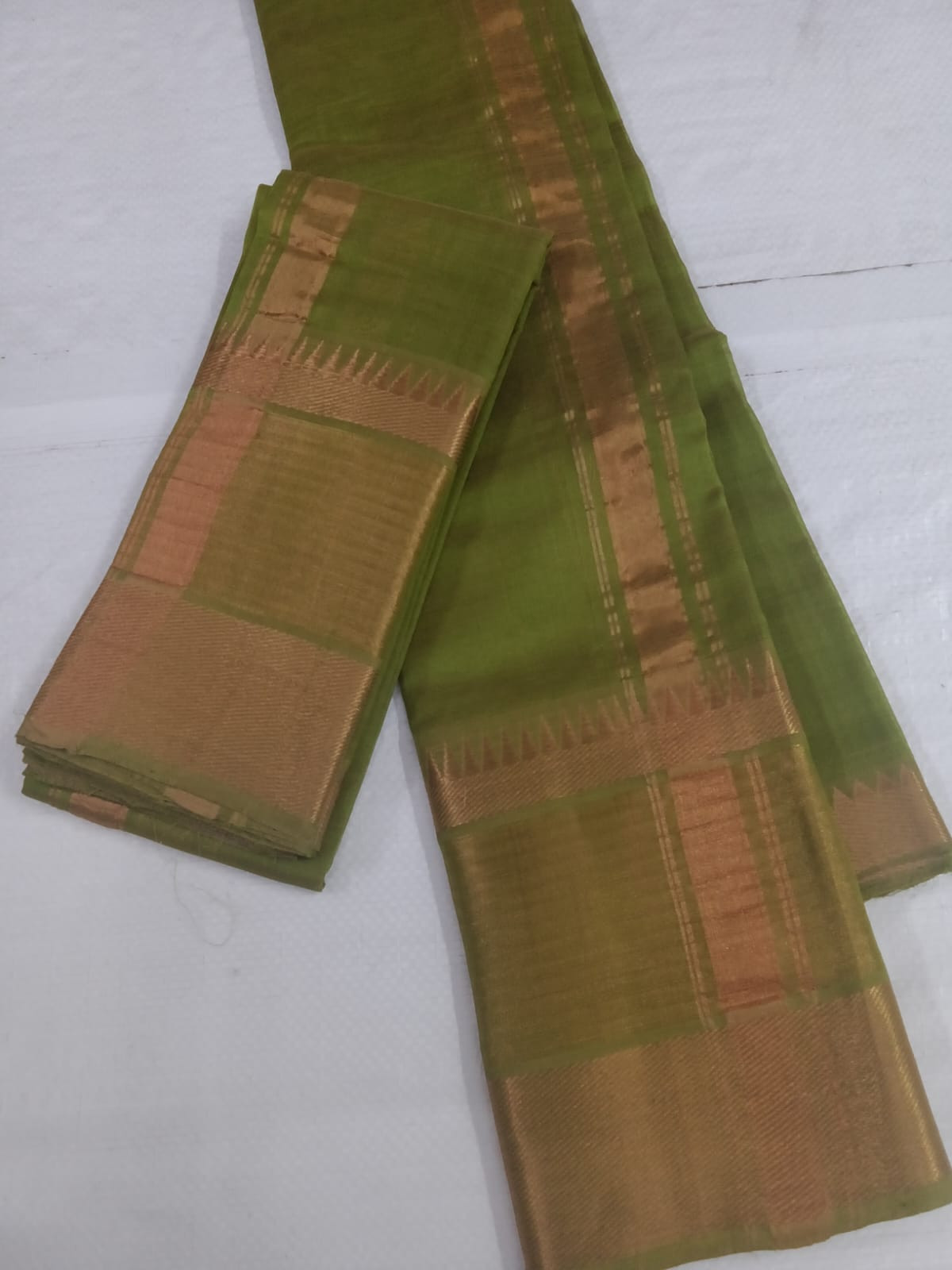 Handloom Mangalagiri Silk Cotton Pancha Kanduva Set for Men