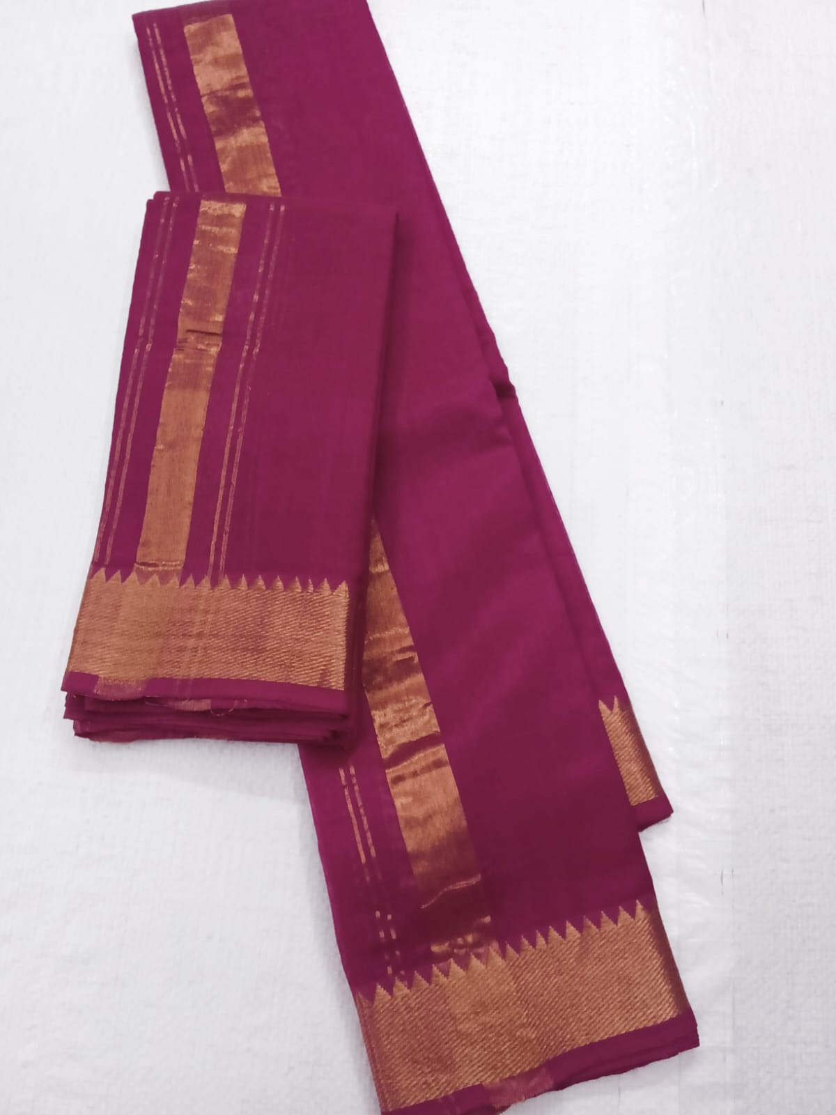 Handloom Mangalagiri Silk Cotton Pancha Kanduva Set for Men