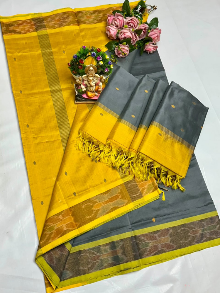 Image of Uppada Tripura Pattu Silk Cotton Saree