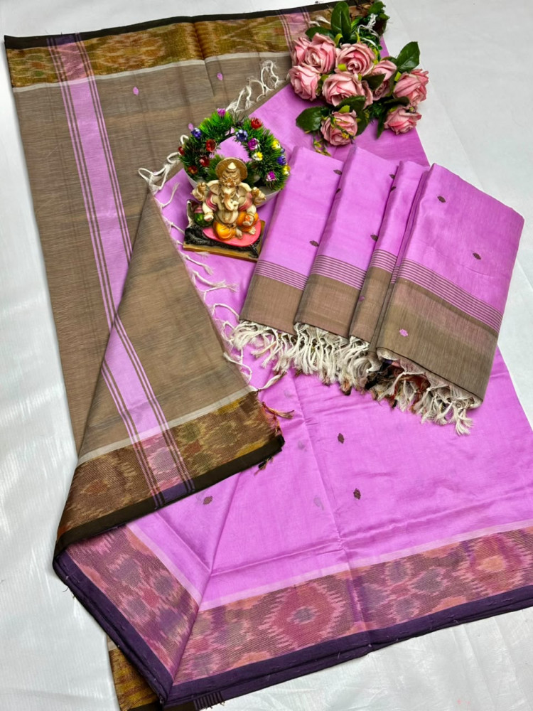 Image of Uppada Tripura Pattu Silk Cotton Saree