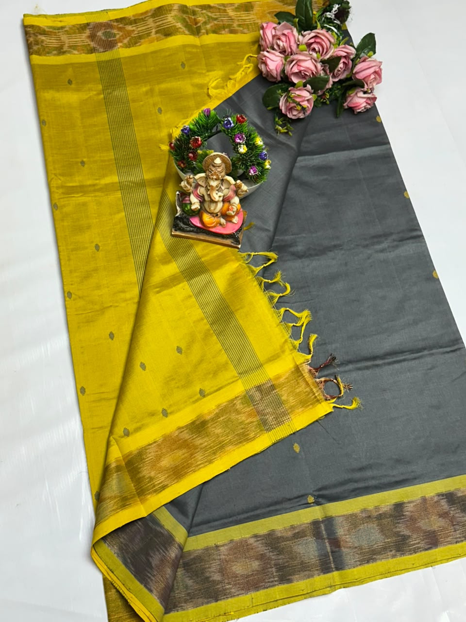Uppada Tripura Pattu Silk Cotton Saree